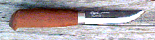 Click here for an enlarged image of the knife
and it's sheath.